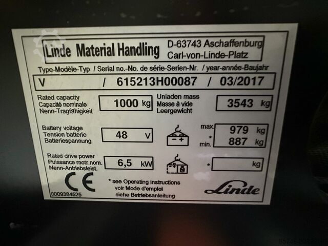 V ( 5213 ) - Drahtführung !! DOPPELTE Lenkung!! Triplex FFL LINDE V ( 5213 ) - Wire Guidance !! DOUBLE steering !! Triplex FFL