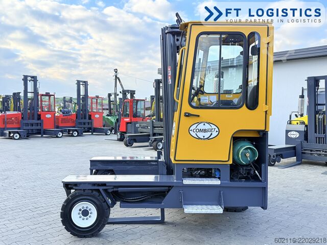 4-way forklift Combilift C5000XL GAS TRIPLEX 5550 FREE-LIFT CABIN