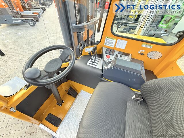 4-way forklift Combilift C5000XL GAS TRIPLEX 5550 FREE-LIFT CABIN