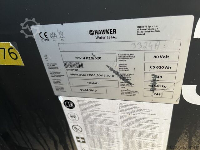 Electric 4-wheel forklift Linde E25H-01/600