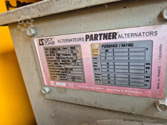 Generator SDMO NS 60 W M Silent / TRAILER GRATIS