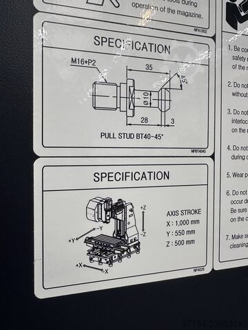 Vertikales Bearbeitungszentrum HWACHEON VESTA-1000+