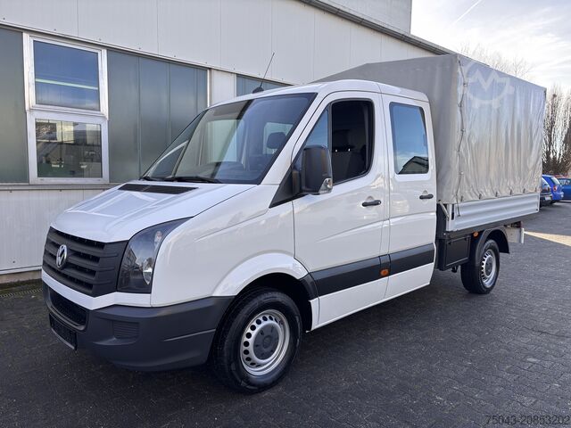Transporter mit Pritsche & Plane VW Crafter 35 Doka*Plane*34Tkm*1.Hand*Top