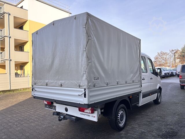 Transporter mit Pritsche & Plane VW Crafter 35 Doka*Plane*34Tkm*1.Hand*Top