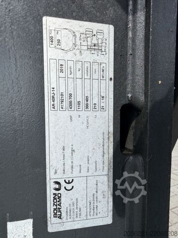 Paper roll clamp Bolzoni AR-40RJ-14