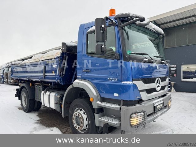Three-sided tipper truck MERCEDES-BENZ 1833 Axor 4x2 MEILLER Kipper Plane TOP !