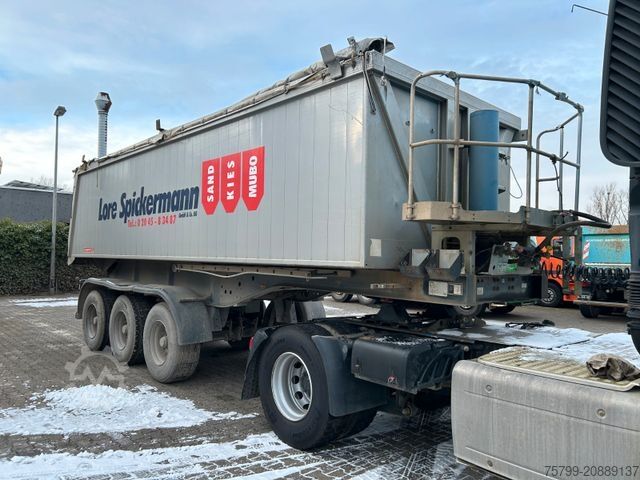 Tipper semitrailer LANGENDORF ALU Kipp-Auflieger mit 3 Achsen ca. 28m³