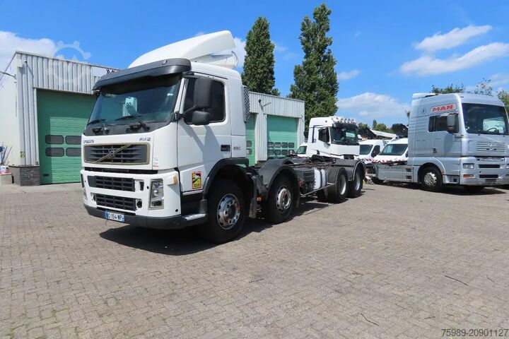 Chassis with cab Volvo FM 12.380 8x4 FULL SPRING. 100% condition!