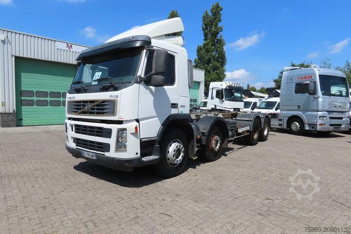 Chassis with cab Volvo FM 12.380 8x4 FULL SPRING. 100% condition!