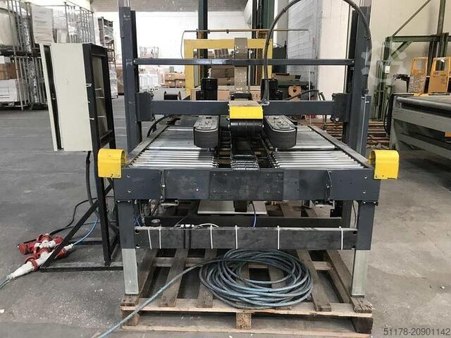 Packaging line for boxes of dismantled beds or similar products