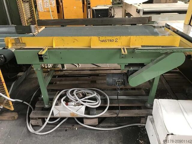 Packaging line for boxes of dismantled beds or similar products