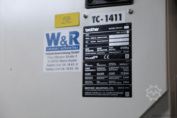 Vertikales Bearbeitungszentrum Brother Speedio R650X2
