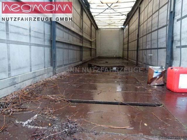 Open semitrailer with tarp FLIEGL SDS 390, BPW-Scheibenbremse, Liftachse, Coil, DE