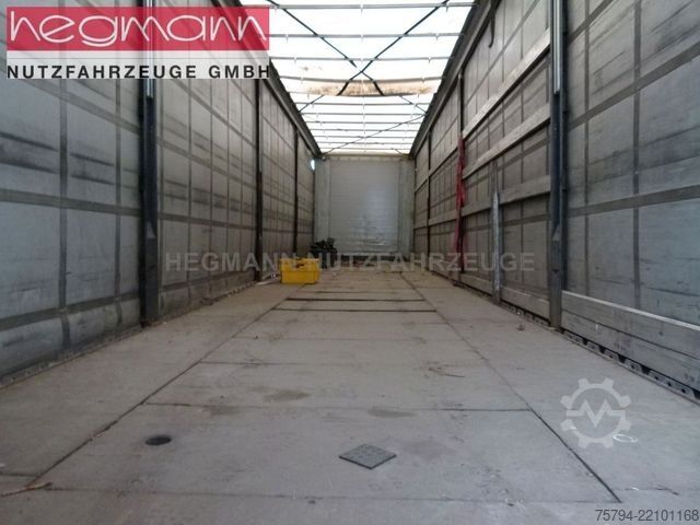 Open semitrailer with tarp FLIEGL SDS 390, BPW-Scheibenbremse, Liftachse, Coil, DE