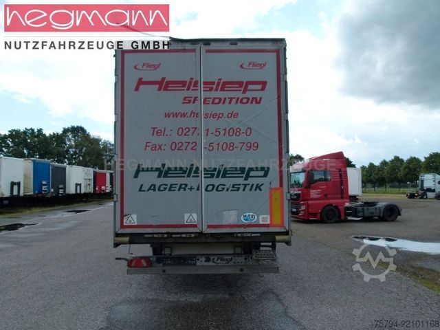 Open semitrailer with tarp FLIEGL SDS 390, BPW-Scheibenbremse, Liftachse, Coil, DE