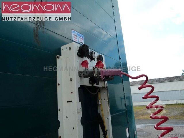 Open semitrailer with tarp FLIEGL SDS 390, BPW-Scheibenbremse, Liftachse, Coil, DE