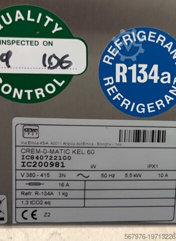 Vertikale Chargen-Eismaschine Cattabriga Cremomatic KEL 60 vertical batch freezer