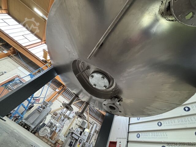 912 Litre, 6 Bar Internal, 6 Bar/FV Jacket, 316L Stainless Steel Reactor ZETTERSTROM 912 Litre