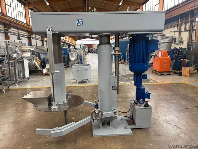 Used Enrico Molteni model ED30 stainless steel disperser. MOLTENI ED30