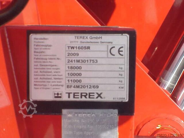 Wheel excavator Terex TW 160 SR  RAILWAY EXAVATOR