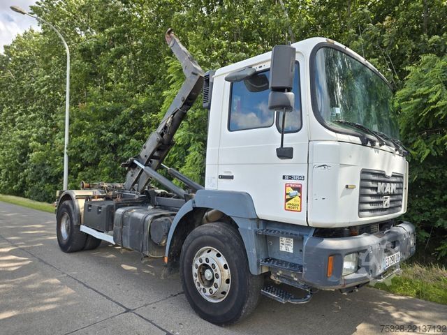 Roll-off tipper truck MAN 19.364 / Abrollkipper 14 Tonnen