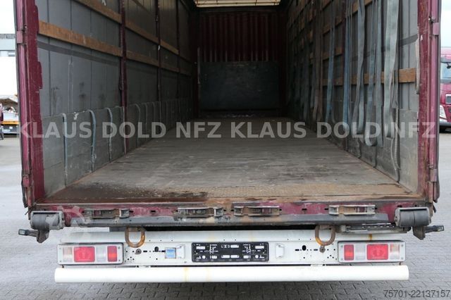 Open semitrailer with tarp KRONE SD Pritsche Plane XL MegaLiner Edscha Bordwände