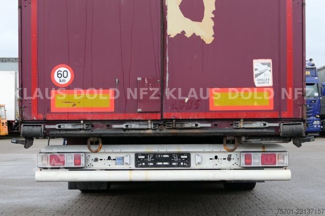 Open semitrailer with tarp KRONE SD Pritsche Plane XL MegaLiner Edscha Bordwände