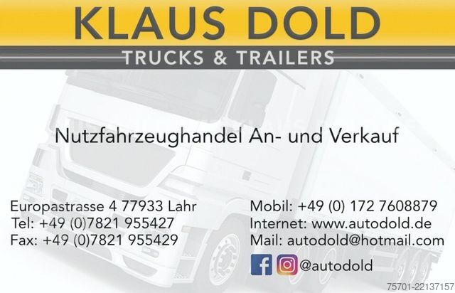 Open semitrailer with tarp KRONE SD Pritsche Plane XL MegaLiner Edscha Bordwände