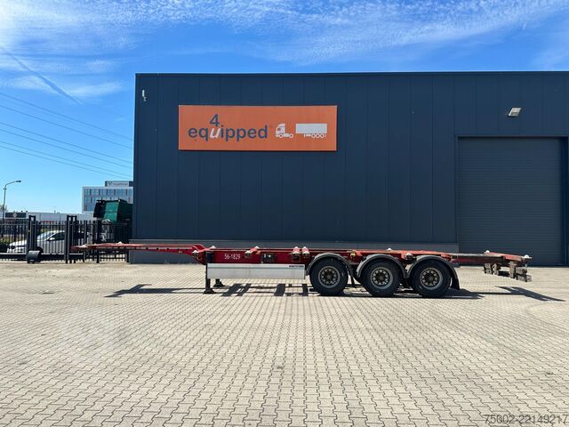 Container transportation Krone 40FT HIGH CUBE / BPW / DRUMBRAKES / NL-CHASSIS ...