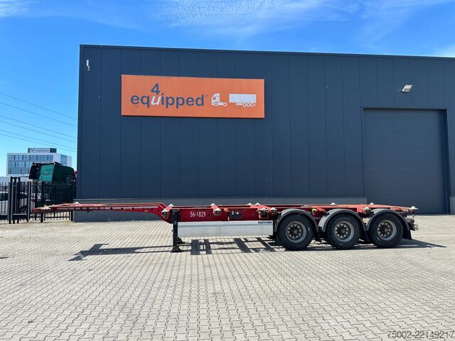 Container transportation Krone 40FT HIGH CUBE / BPW / DRUMBRAKES / NL-CHASSIS ...