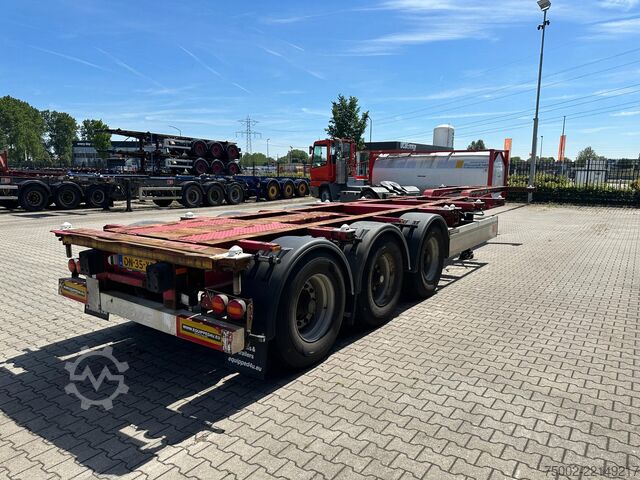 Container transportation Krone 40FT HIGH CUBE / BPW / DRUMBRAKES / NL-CHASSIS ...