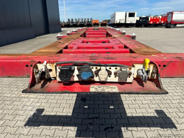 Container transportation Krone 40FT HIGH CUBE / BPW / DRUMBRAKES / NL-CHASSIS ...