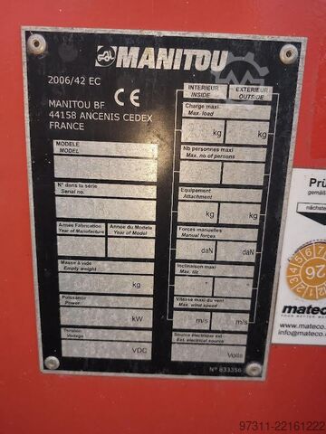 Articulated boom lift Manitou 150AETJ C 3D