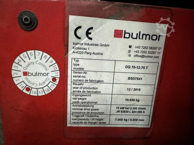 Sideloader Bulmor DQ 70-12-75 T