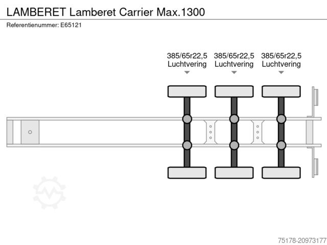 Kühl-/Tiefkühltransport LAMBERET Lamberet Carrier Max.1300