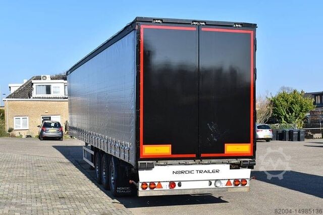 Curtain sided NORDIC S340 3 AXLE CURTAINSIDER SLIDING ROOF , NEW TIL...