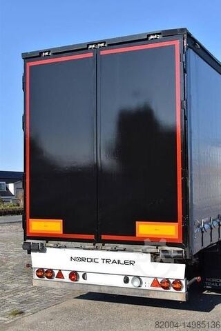Curtain sided NORDIC S340 3 AXLE CURTAINSIDER SLIDING ROOF , NEW TIL...