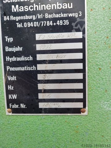 Frame press Schafberger & Sprödhuber T2 STUDIO
