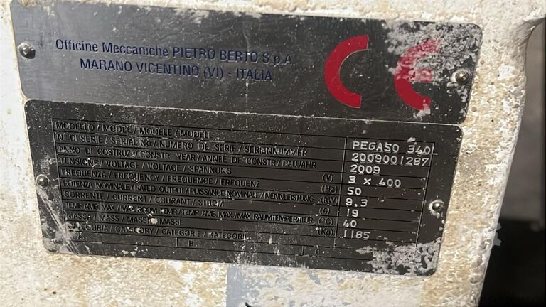 Spiral mixer Pietroberto Pegaso 340