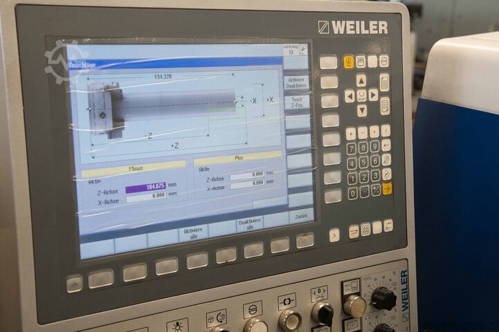 Cycle-controlled lathe WEILER E 50 HD x 1000