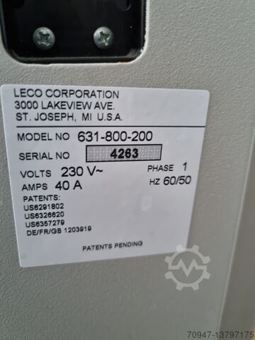 Material testing Leco TC400C
