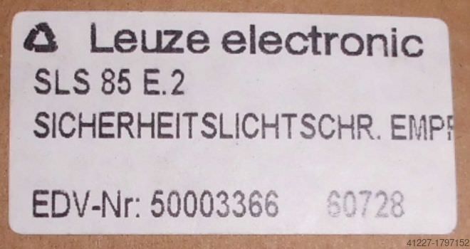 Reflexionslichtschranke Leuze SLS 85 SE-24V