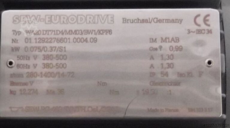 Förderband Grenzebach mit Zentriereinheit