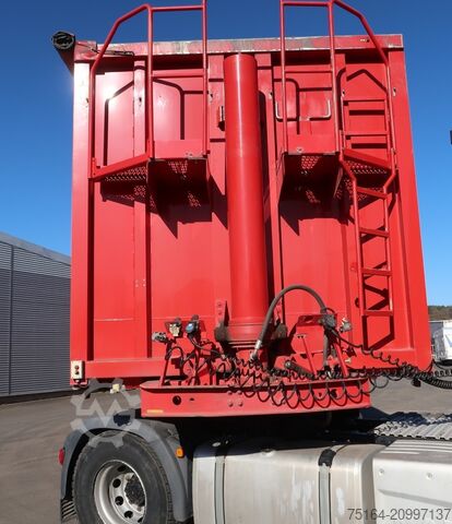 Tipper semitrailer KEMPF SKM 35/3 Alukastenmulde