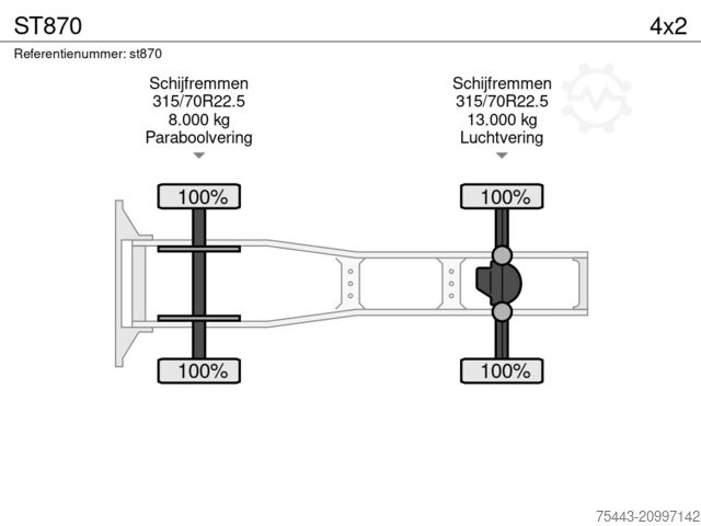Standard-SZM DAF XF 480 FT - 4x2 - ST870 - TraXon - ADR AT+FL+EX...