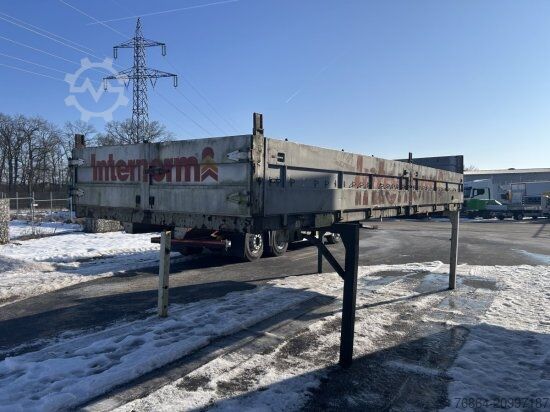Anhänger-Wechselfahrgestell  PLATEAU-WECHSELPRITSCHE, 7,45M BORDWAND
