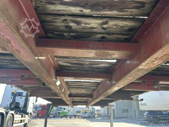 Anhänger-Wechselfahrgestell  PLATEAU-WECHSELPRITSCHE, 7,45M BORDWAND