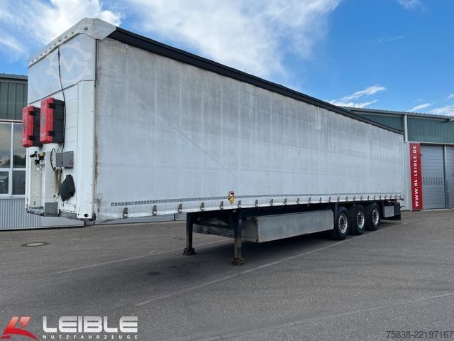 Open semitrailer with tarp SCHMITZ CARGOBULL SCS 24XLight*RSAB*Zertifikat Code XL*Getränke*
