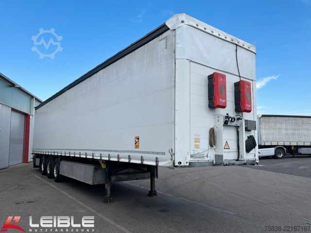 Open semitrailer with tarp SCHMITZ CARGOBULL SCS 24XLight*RSAB*Zertifikat Code XL*Getränke*