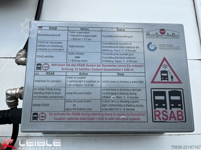 Open semitrailer with tarp SCHMITZ CARGOBULL SCS 24XLight*RSAB*Zertifikat Code XL*Getränke*
